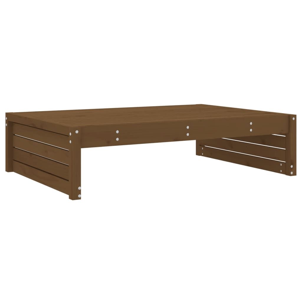 Vidaxl Juego De Sofás De Jardín 5 Pzas Madera Maciza Pino Marrón Miel_3