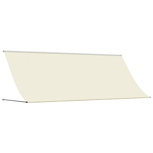 Toldo Retráctil De Tela Y Acero Crema 400x150 Cm_0