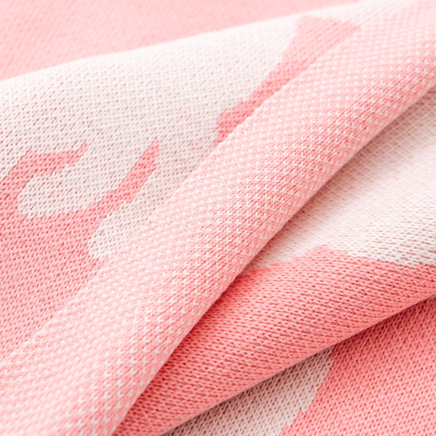 Manta 100% Acrilico 1000gr Conejo Rosa Benetton_4