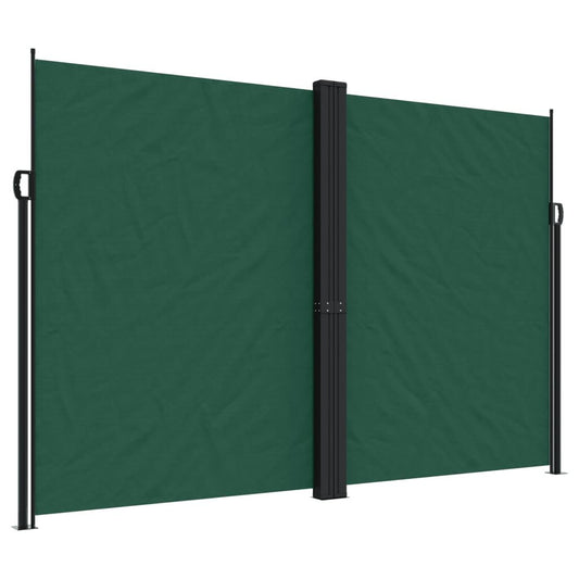 Vidaxl Toldo Lateral Retráctil Verde Oscuro 220x1000 Cm_0