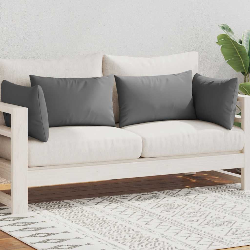 Vidaxl Cojines Para Exteriores 60x40 Cm Gris 4 Unidades_1