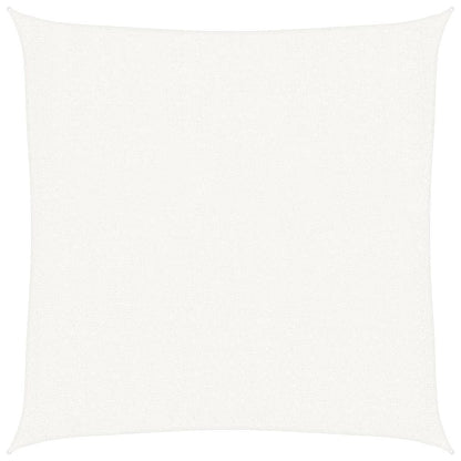 Vidaxl Toldo De Vela Cuadrado Hdpe Blanco 3,6x3,6 M_0