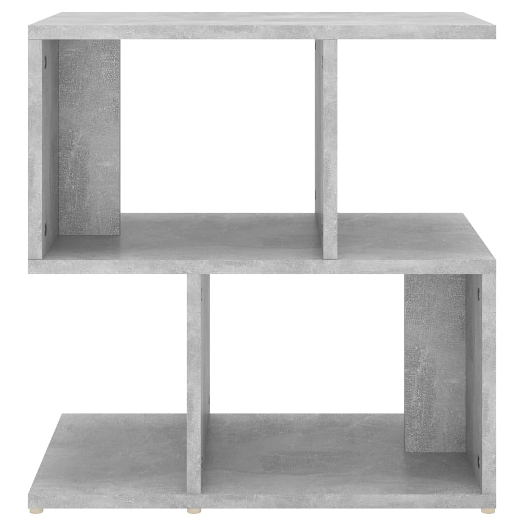 Mesita De Noche Madera De Ingeniería Gris Hormigón 50x30x51,5cm_3