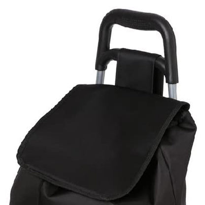 Wellhome - Carro De La Compra 2 Ruedas, 30 L., Negro_4