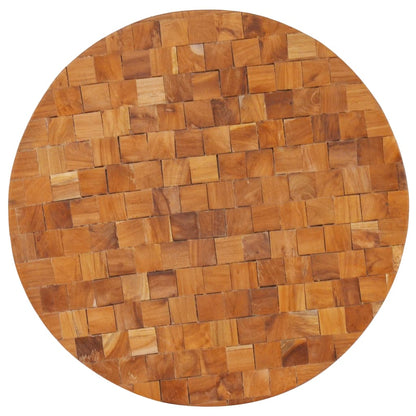 Mesa De Centro De Madera Maciza De Teca 60x60x35 Cm_3