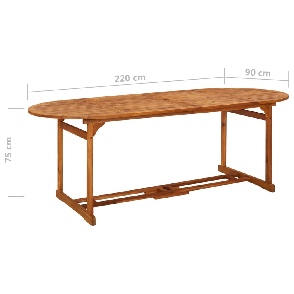 Juego De Comedor De Jardín 9 Piezas Con Cojines Negro / Vetonek_1