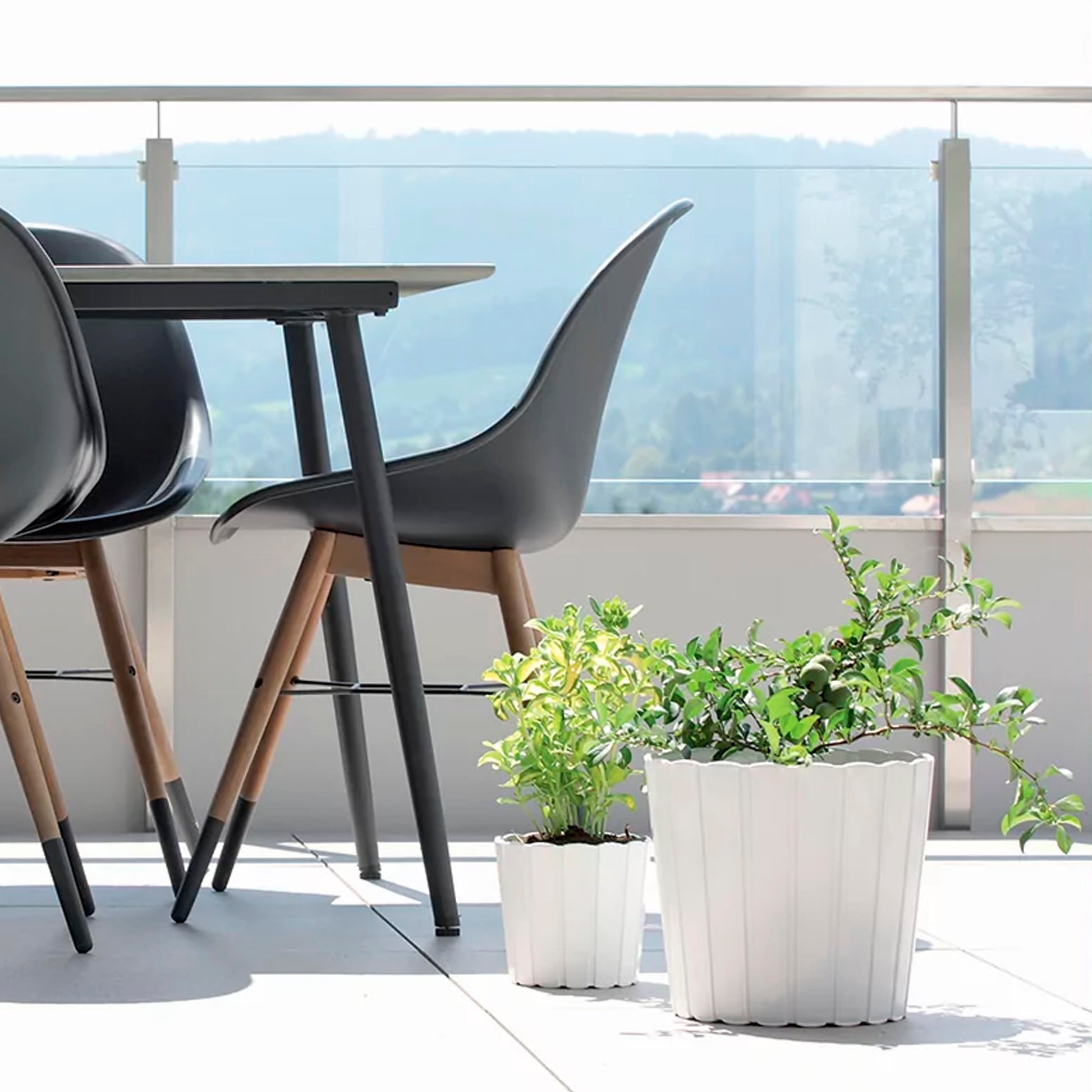 Maceta Boardee Basic 2,2l., Dimensiones (mm) 165x165x150, Color Antracita_3