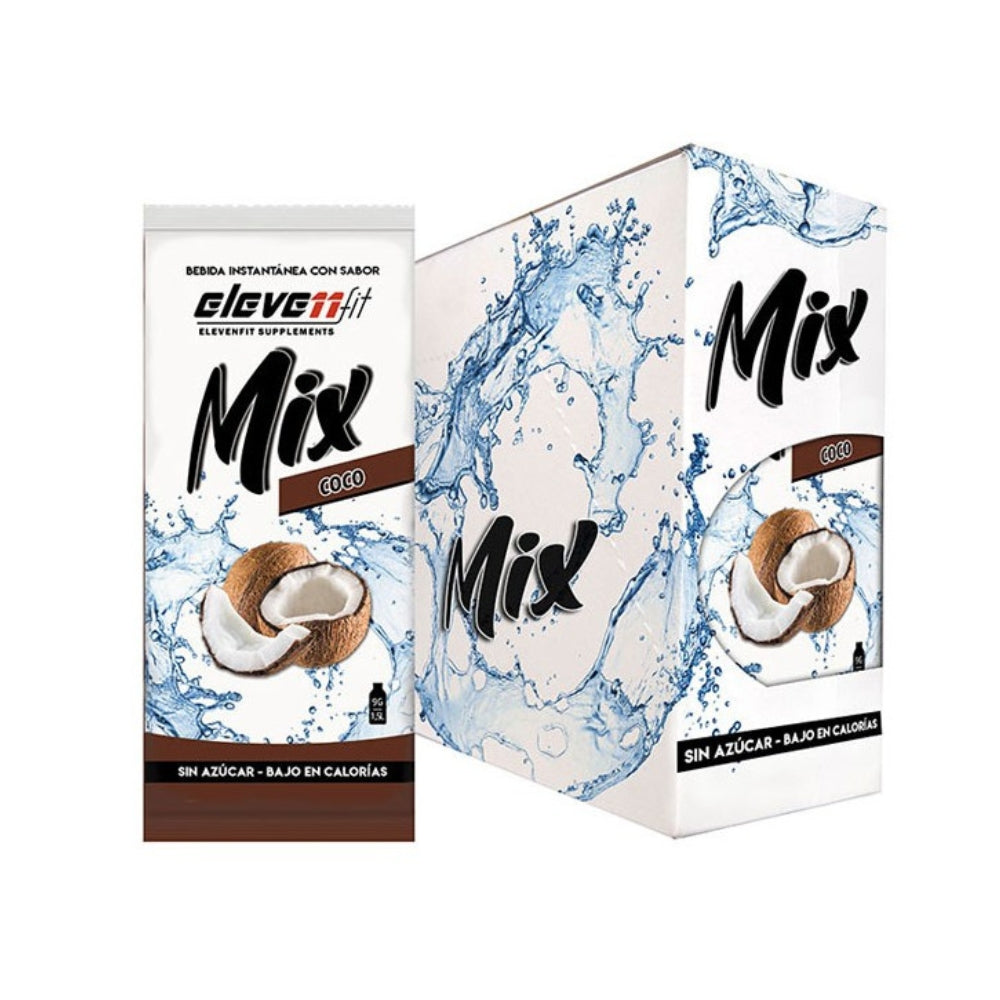 Saborizante Mix Sabor Coco 24 Sobres de 9g Eleven Fit_0