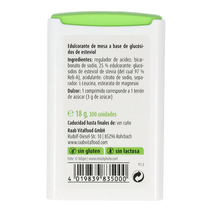 Estevia Premium en Comprimidos Raab, 300 comprimidos