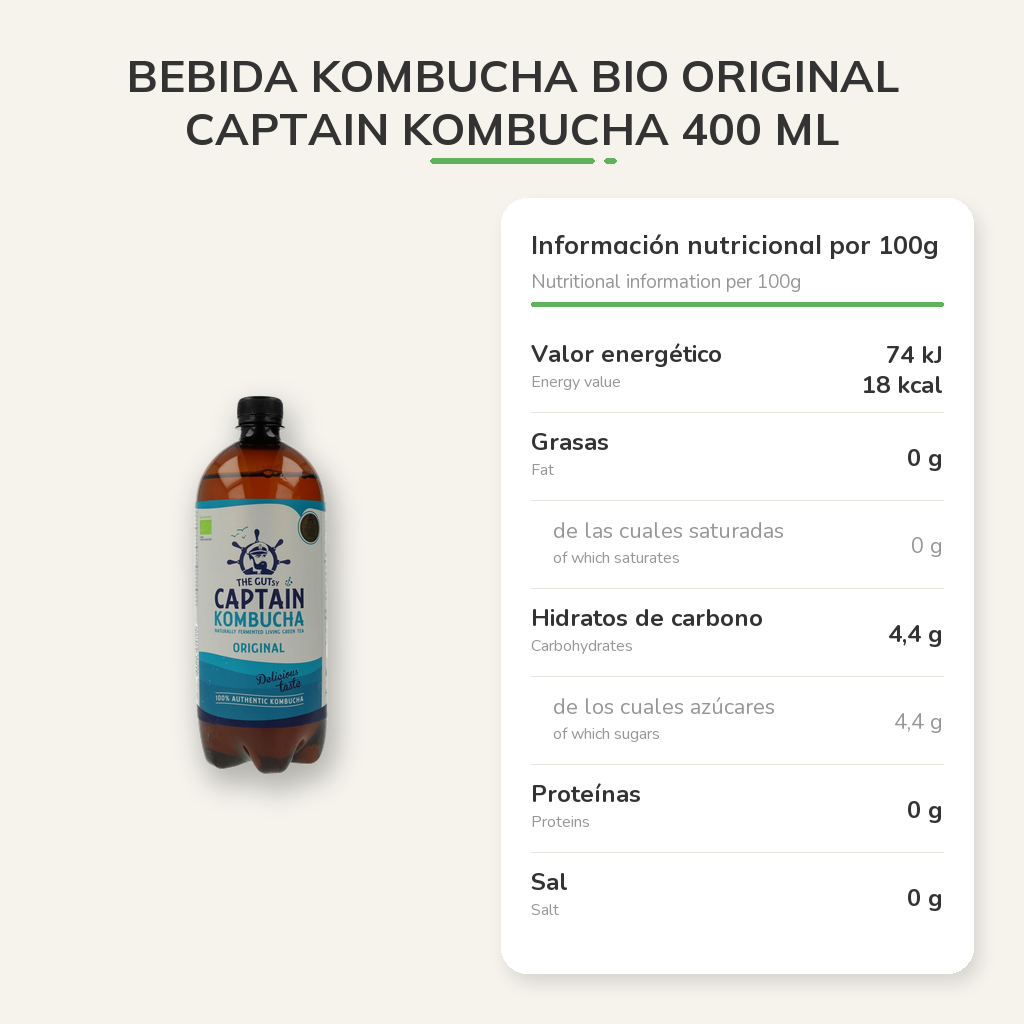 Información nutricional