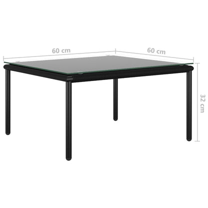 Vidaxl Juego De Muebles De Jardín 6 Piezas Con Cojines Pvc Negro_2