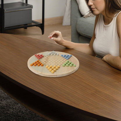 Well Home - Juego De China Solitario En Madera Con 6 Colores Diferentes_3