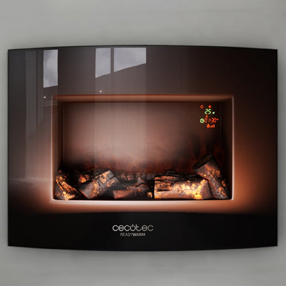 Cecotec Chimenea Eléctrica Decorativa De Pared Ready Warm 2200 Curved Flames_2