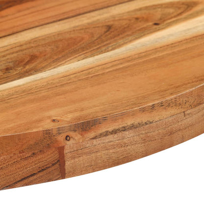 Mesa De Bistró Redonda Madera Maciza De Mango Ø70x75 Cm_2
