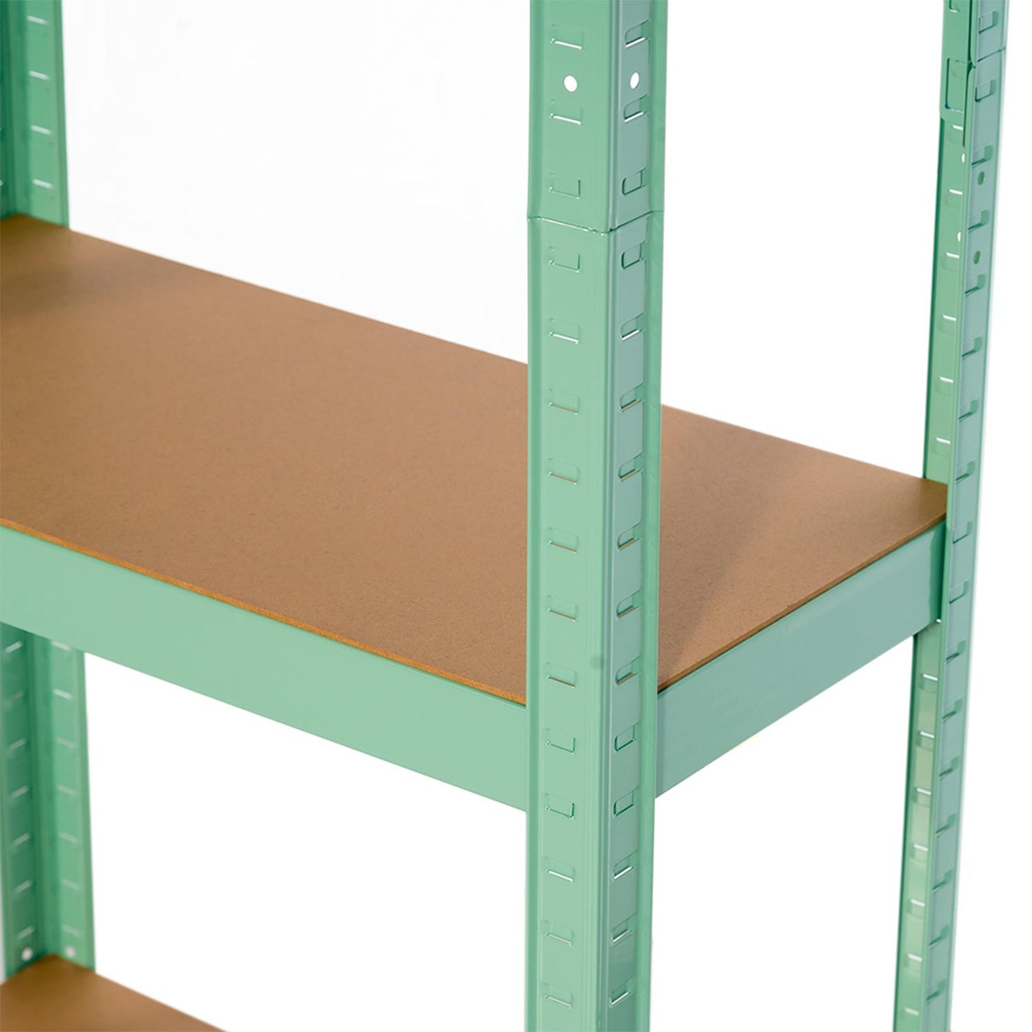Pack 2 Estanterías Metálicas Con 4 Baldas Ajustables 148x60x30cm 240kg O91_2