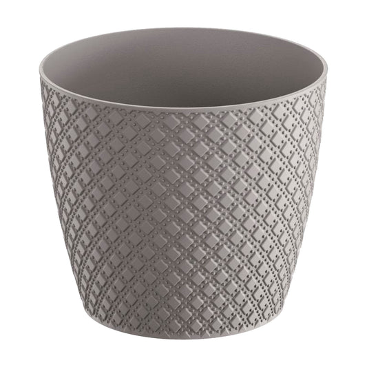 Maceta Orient 1l., Dimensiones (mm) 128x128x112, Color Gris Piedra