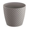 Maceta Orient 1l., Dimensiones (mm) 128x128x112, Color Gris Piedra