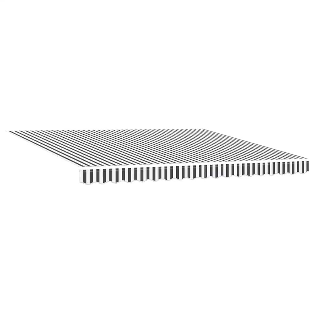 Toldo Retráctil Automático Luz Led Antracita Blanco 400x300cm_4