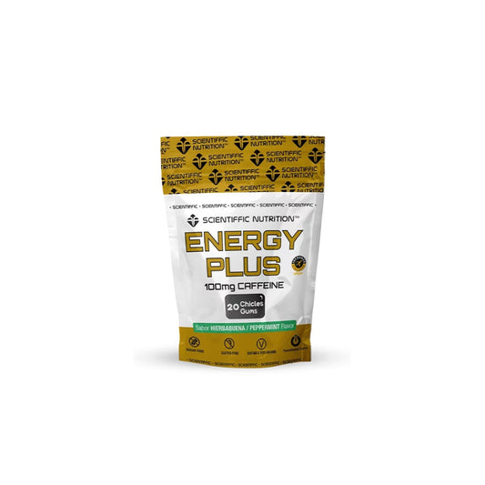 Chicles Energy Plus 100 Mg Cafeína 20 Unidades
