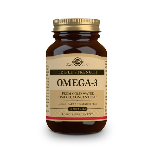 Omega 3 Triple Concentración Solgar 50 cápsulas