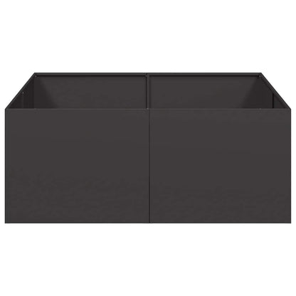 Jardinera Acero Negro 100x100x40 Cm_3