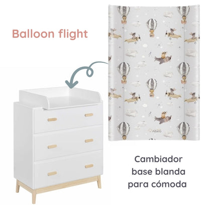 Cotton Color Cambiador Base Blanda Para Cómoda 70x47 Cm_3