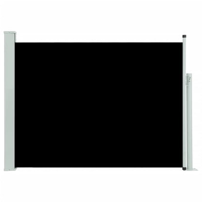 Vidaxl Toldo Lateral Retráctil Para Patio Negro 117x500 Cm_0