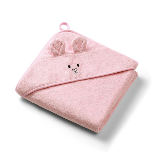 Capa De Baño Bamboo Xl Para Bebés Conejito Rosa