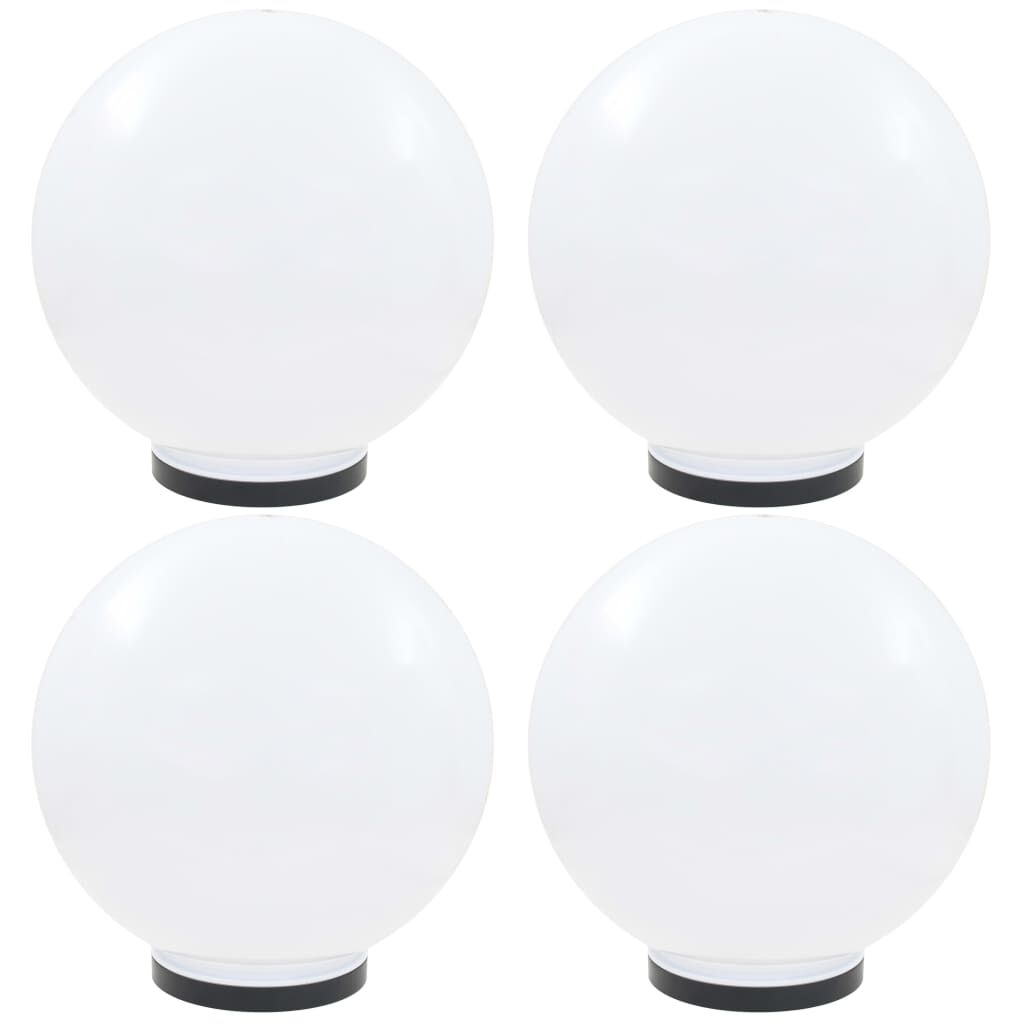Vidaxl Lámparas De Bola Led 4 Unidades Esféricas Pmma 40 Cm_0