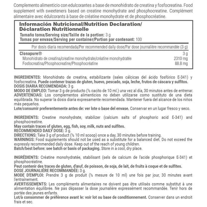 Creatina Monohidrato Clonapure® - 300g - Neutro - Aumenta La Fuerza - Masmusculo_4