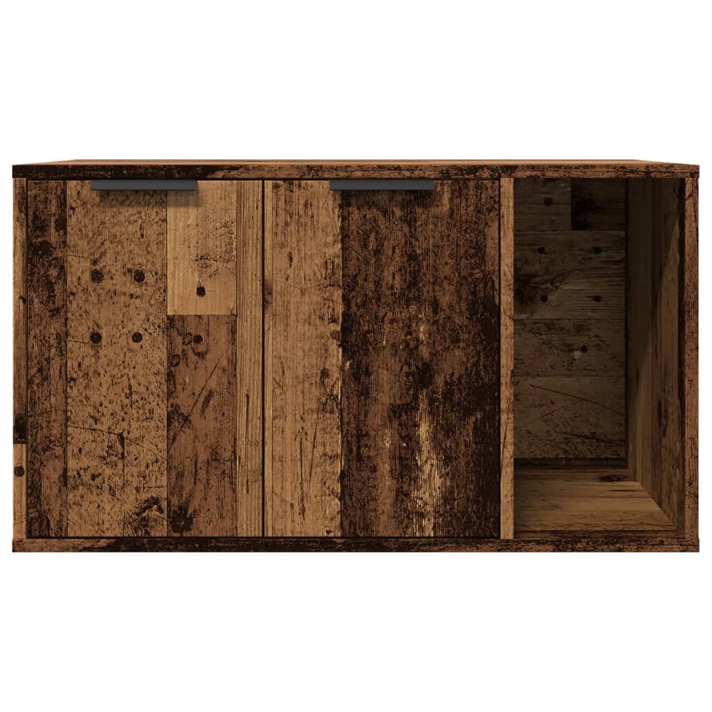 Vidaxl Mueble Arenero De Gatos Madera Ingeniería Envejecida 80x50x45cm_4