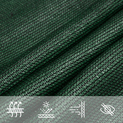 Toldo De Vela Hdpe Verde Oscuro 160 G/m² 5x5 M_3