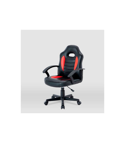 Silla Gaming Zoe Tapizada En Piel Sintética Negro/rojo, 92/102cm(alto) 56cm(ancho) 54cm(l_1