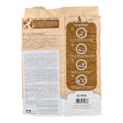 Pack 2x Kit Cat Arena Eco SoyaClump Pack Ahorro - Peach 7 L Arena para gatos