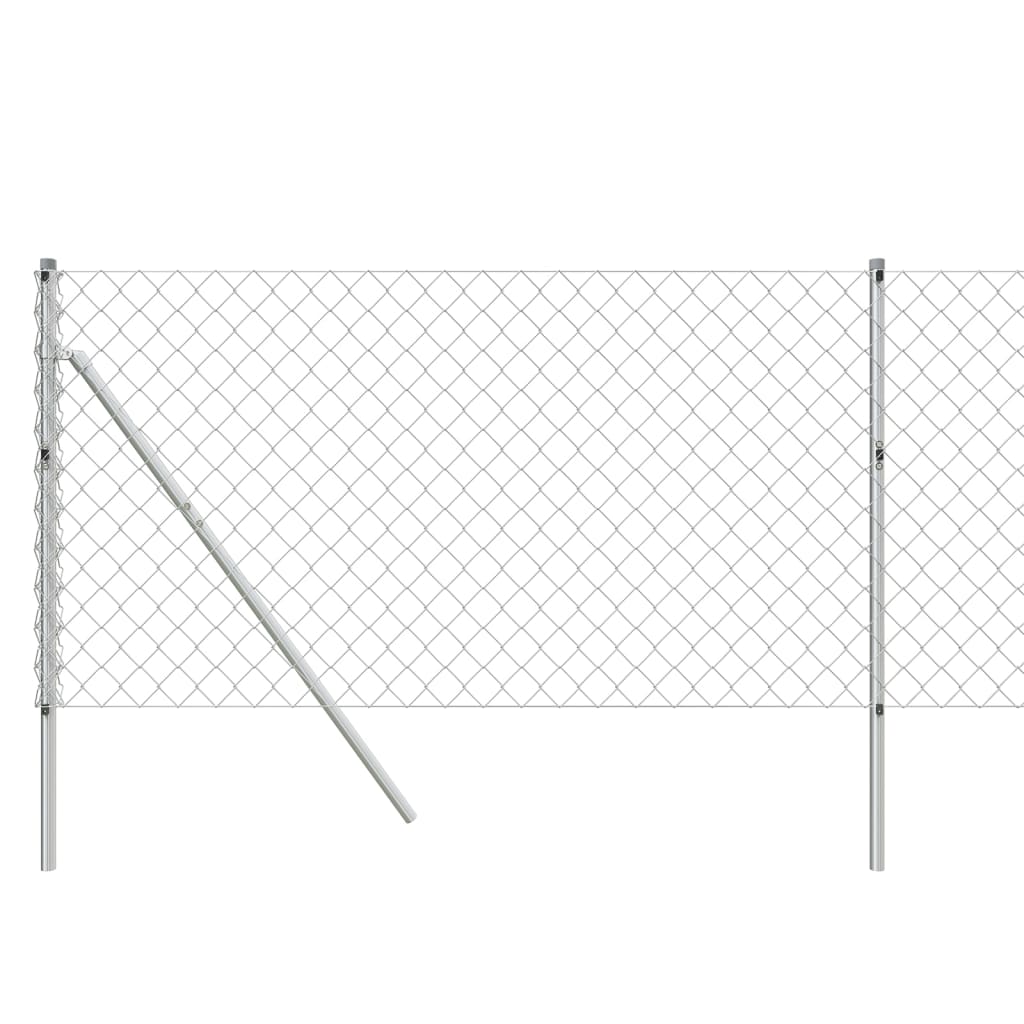 Cerca De Alambre Plateado 1x10 M / Vetonek_2
