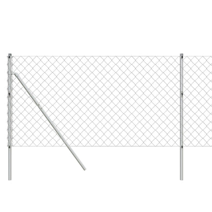Cerca De Alambre Plateado 1x10 M / Vetonek_2