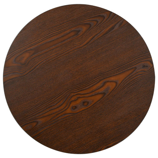 Mesa De Bistró Mdf Marrón Oscuro 60 Cm_0