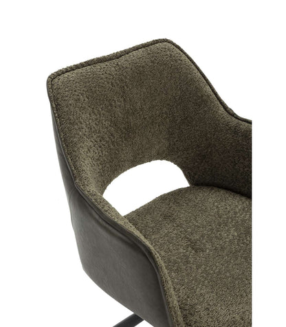 Pack De 2 Sillones Modelo Oliver Tapizado Textil Verde, 81cm(alto) 60cm(ancho) 62cm(largo)_3