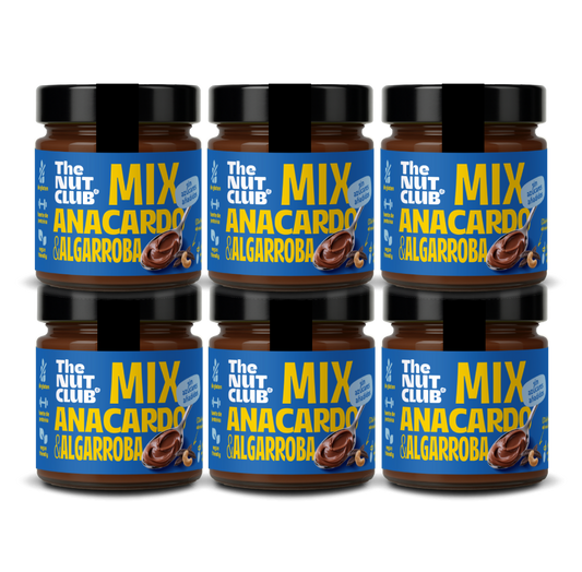 Pack crema de anacardo y algarroba 6 uds The Nut Club 1200g_0