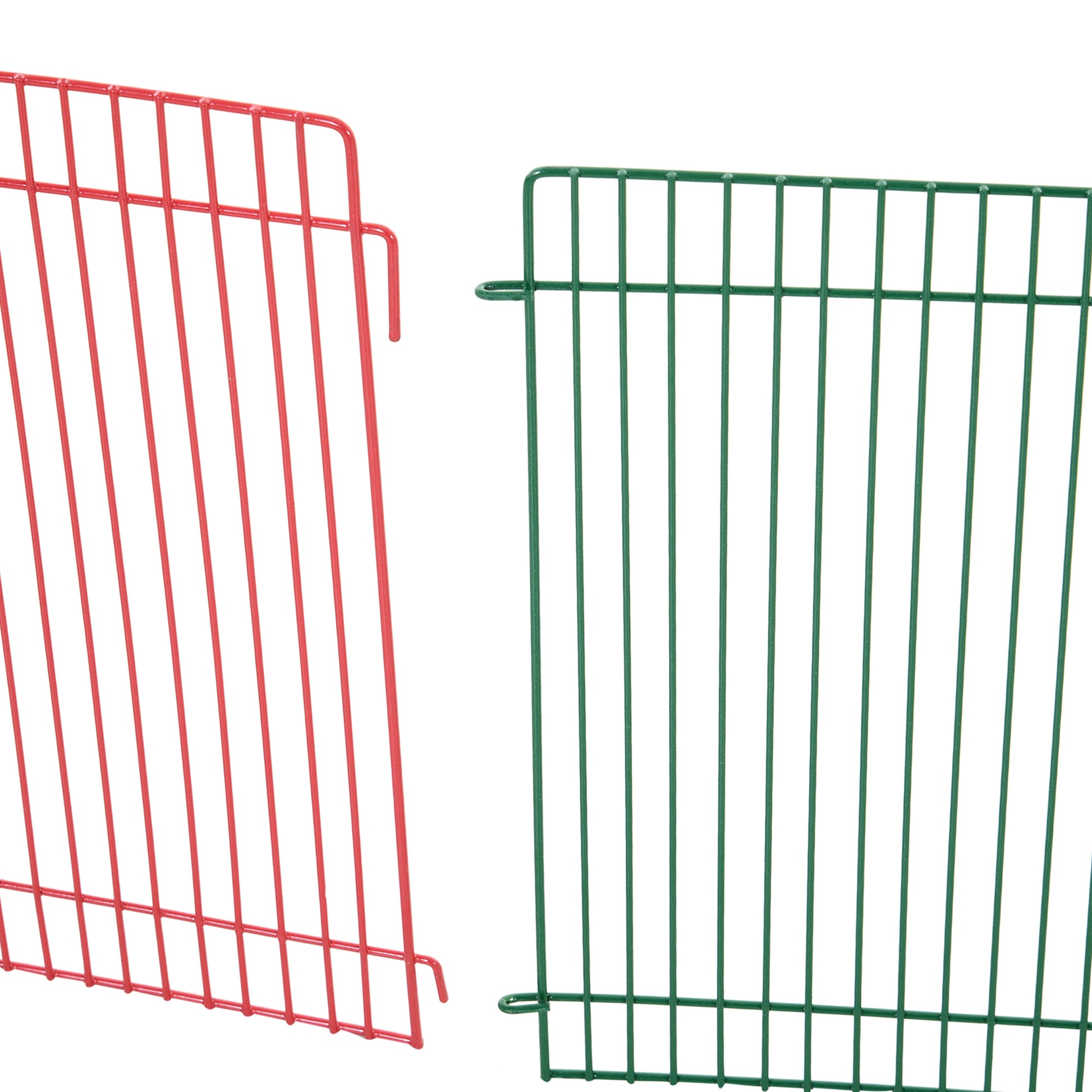 Pawhut Parque Para Cachorros Plegable Con 8 Paneles De Valla Metálica 34x23 Cm_4