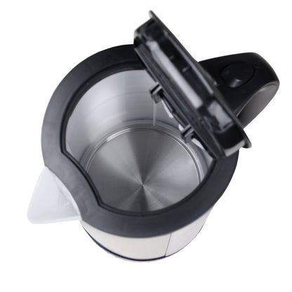 Hervidor Agua Eléctrico, 1,7l,  Acero Inox., Resistencia Oculta, Inalámbrico, Apagado Automático Adler Ad 1216, 2200w