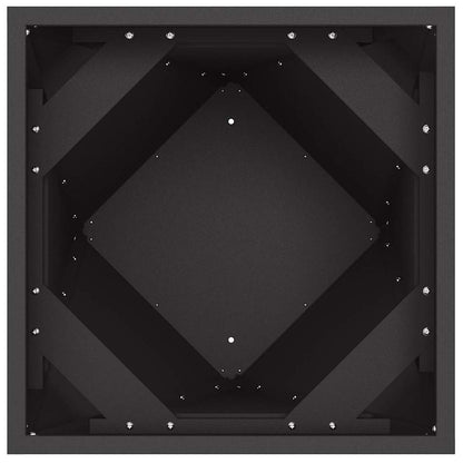 Jardinera Negro 40 X 40 X 75 Cm Acero_5