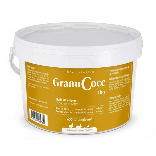 Granucocc (1kg) - Apoyo Nutricional Granulado Para Gallinas Y Otras Aves - Apoyo Digestivo - 100 % Natural_0