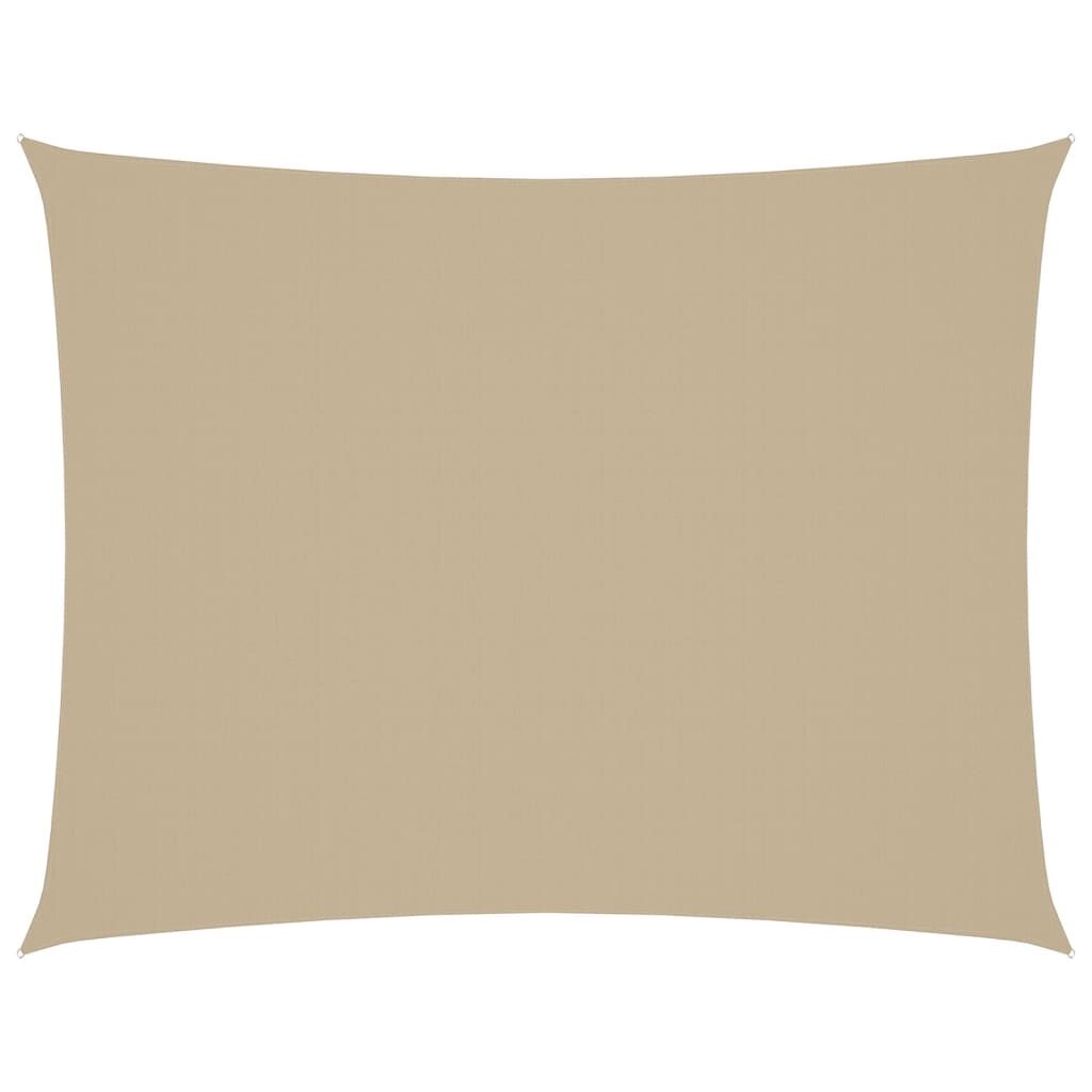 Vidaxl Toldo De Vela Rectangular Tela Oxford Beige 2x3 M_0