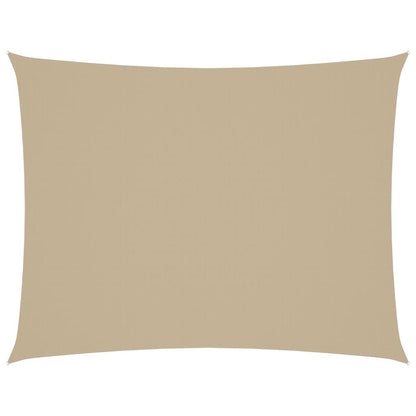 Vidaxl Toldo De Vela Rectangular Tela Oxford Beige 2x3 M_0