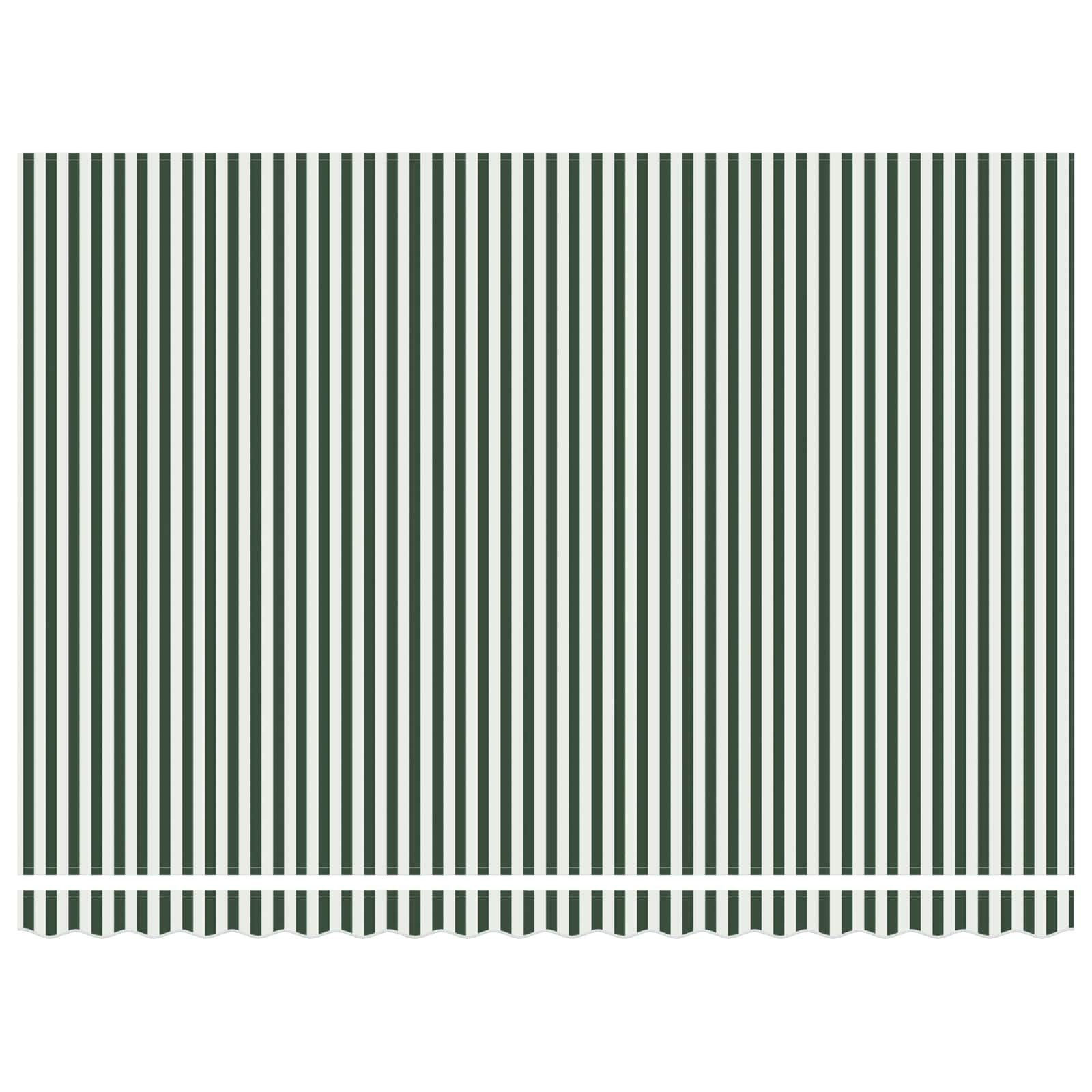 Toldo Retráctil Verde Y Blanco 450 X 300 X 165 Cm_5