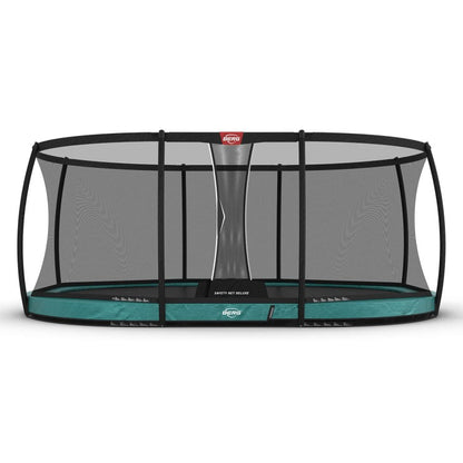Cama Elastica Berg Inground Grand Champion 520 + Red Deluxe Verde Safety Net Deluxe.