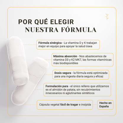 Vitamina d3 + k2 mk7 nullure – sistema inmune, corazón y huesos, fácil absorción (180 cápsulas)_2