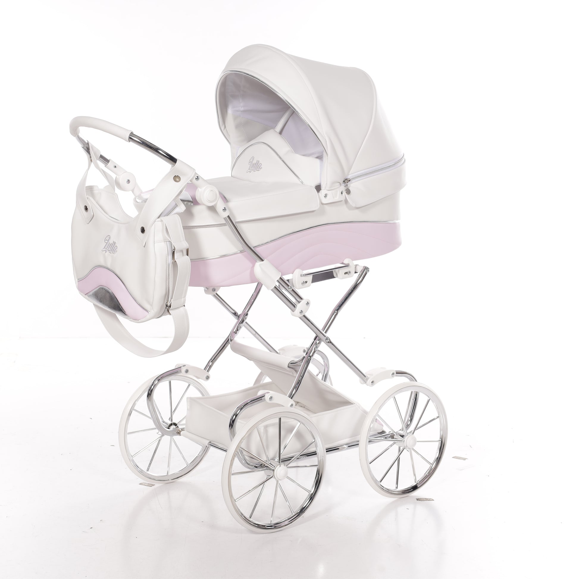 Carro De Muñecas Lulla Maxi Classic Blanco