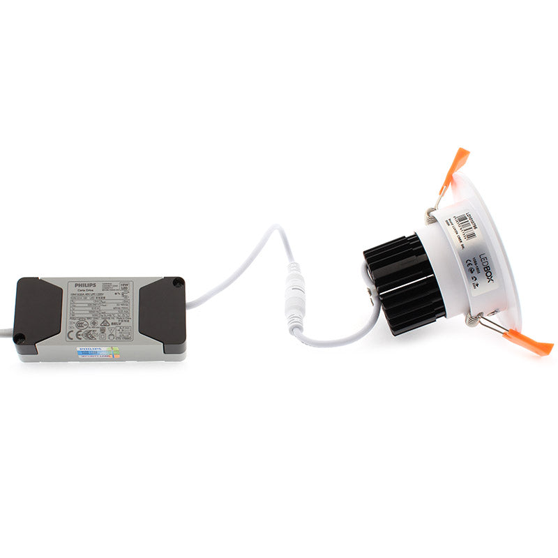 Downlight Led Luxon Chip Cree 12w, Regulable , Blanco Cálido, Regulable_4